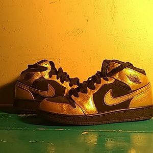 Gold Air Jordans